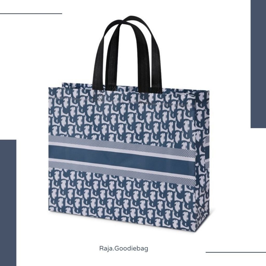 Jual TAS SPUNBOND MOTIF PREMIUM TAHAN AIR/ TAS BELANJA / TOTE BAG ...