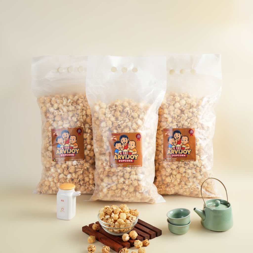 Jual Paket Bundling POPCORN CARAMEL JUMBO [Manis] 3*500 Gram - Rasa ...