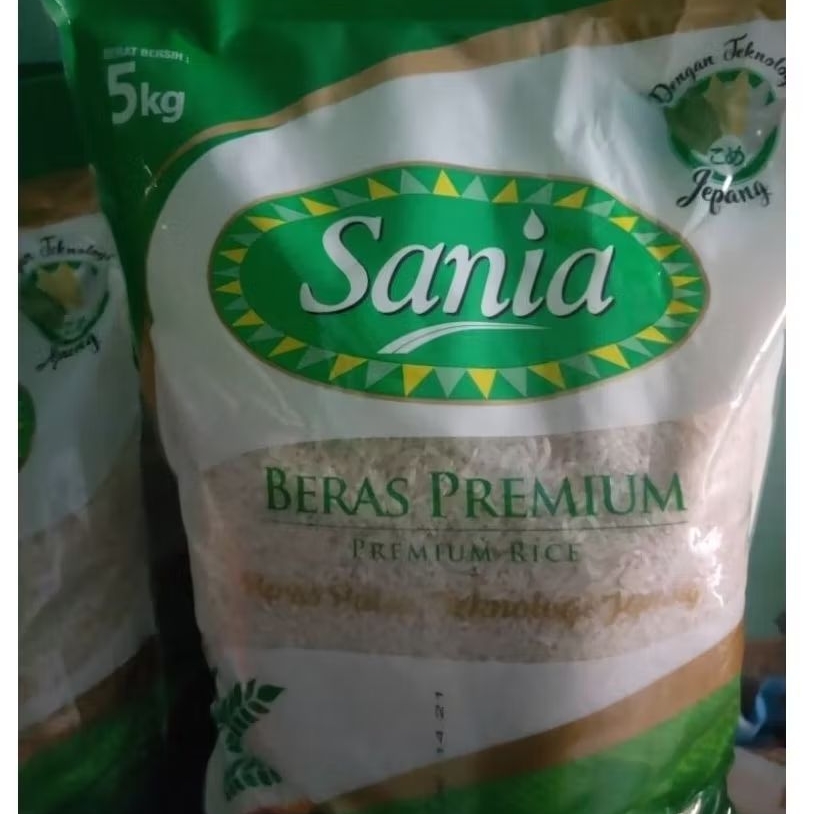 Jual Beras SANIA 5Kg Premium Rice Beras Pulen | Shopee Indonesia