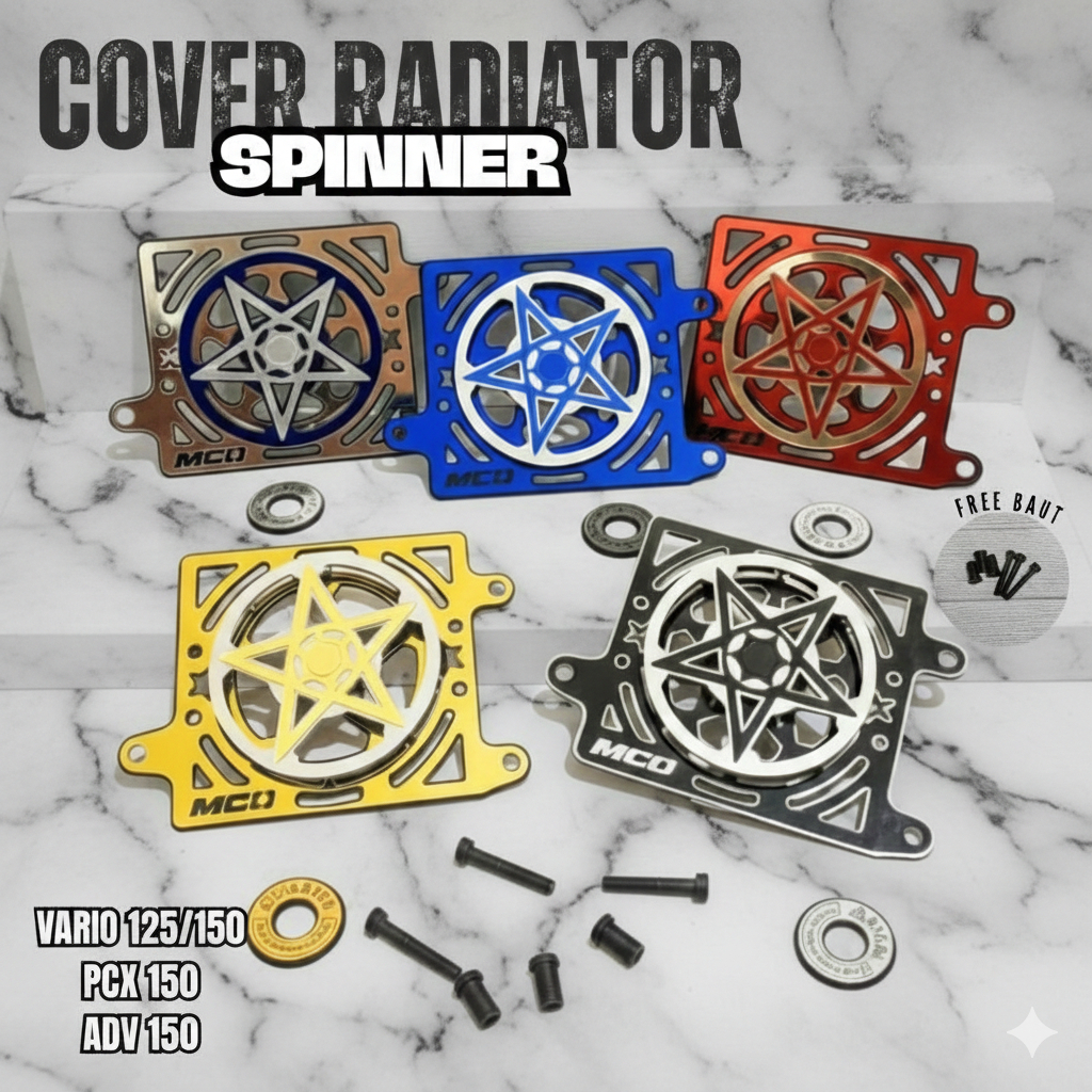 Jual COVER RADIATOR VARIO125/150 ADV150 PCX150 SPINNER RADIATOR BINTANG ...