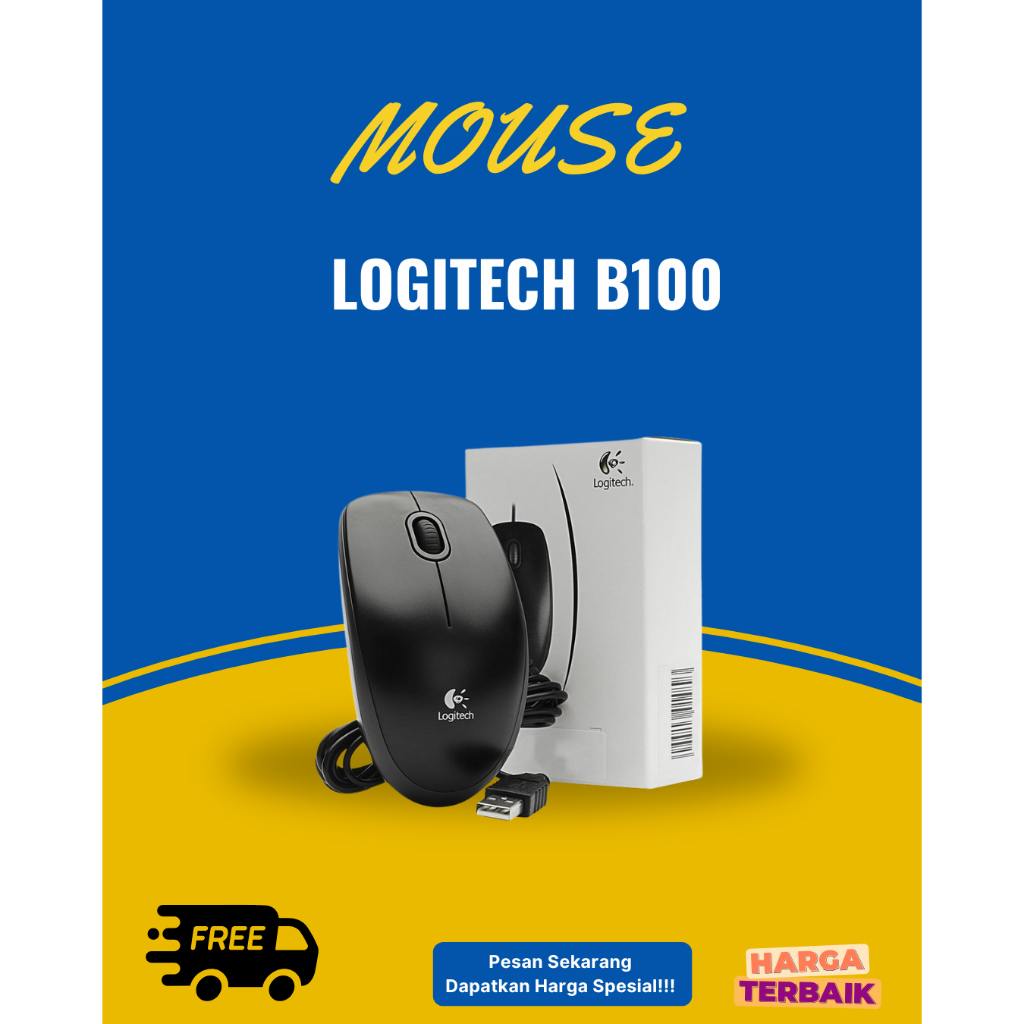 Jual Mouse Logitech B100 Terlengkap & Harga Terbaru Juli 2026 | Shopee ...