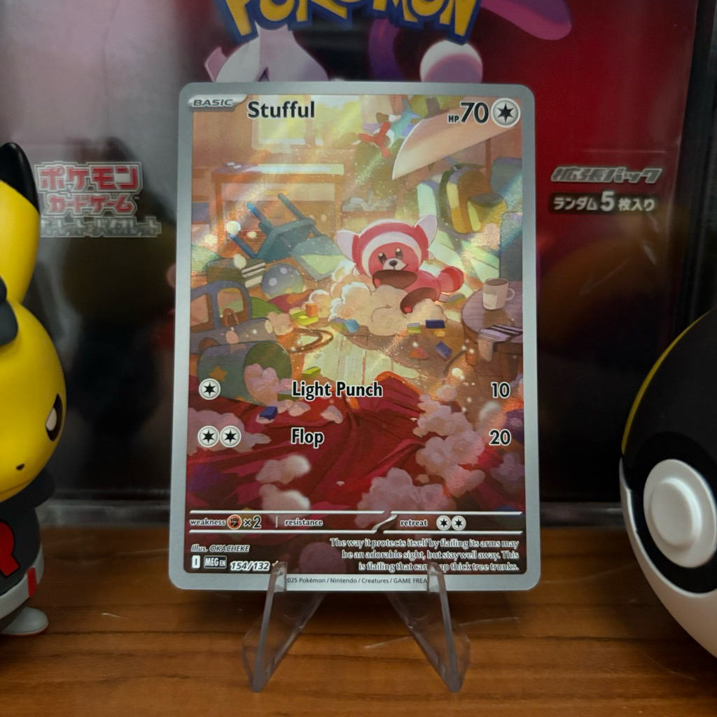 Jual Stufful 154/132 ENG - IR - Mega Evolution - Pokemon TCG | Shopee ...
