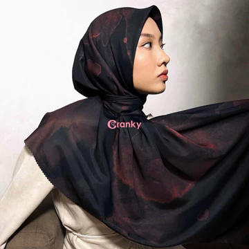 CRANKYPICKS LIMITED 115x115 Hijab Voal Motif Sublim Kerudung Square Printing Voal Hijab