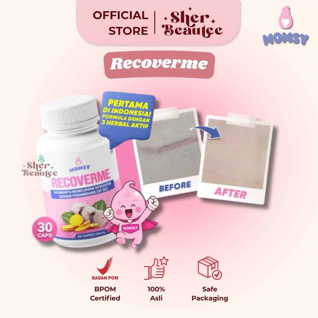 Momsy RECOVERME Isi 30 Kapsul - Vitamin Pemulih Luka Lahiran