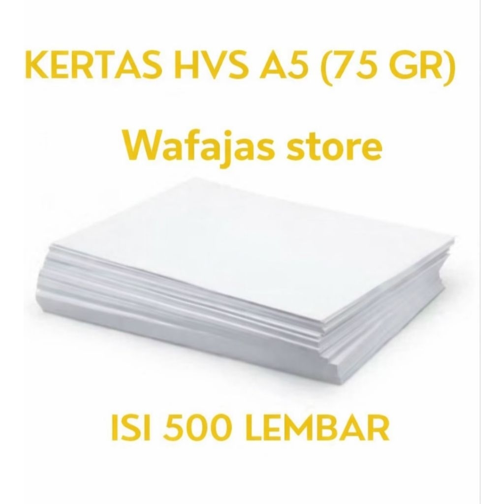 Jual KERTAS HVS A5 75GR | Shopee Indonesia