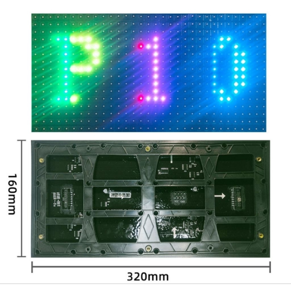 Jual PANEL P10 LED MODULE RGB FULL COLOUR OUTDOOR | Shopee Indonesia