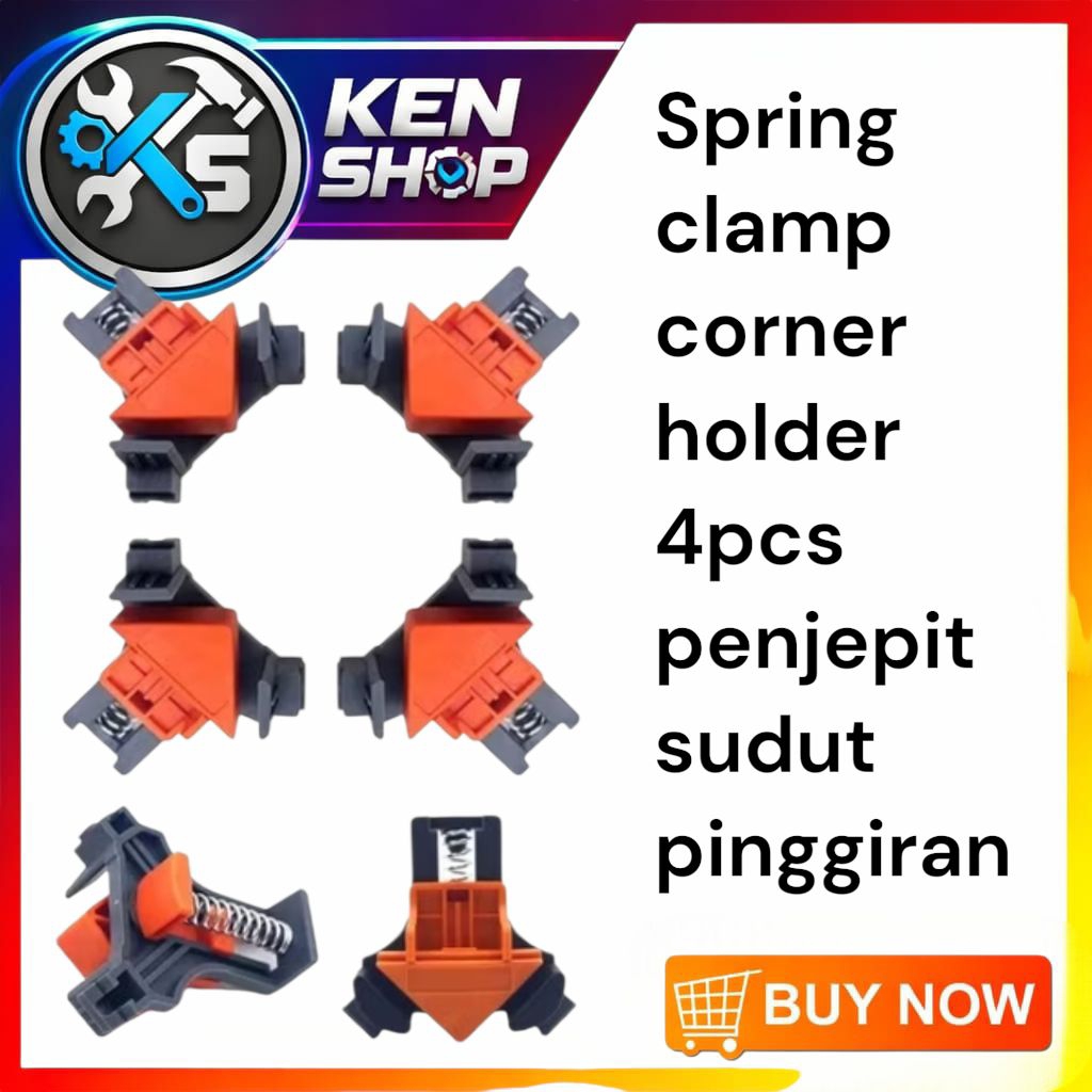 Jual Spring Clamp Corner Holder Mate 4 Pcs Klem Sudut Pigura Penjepit ...