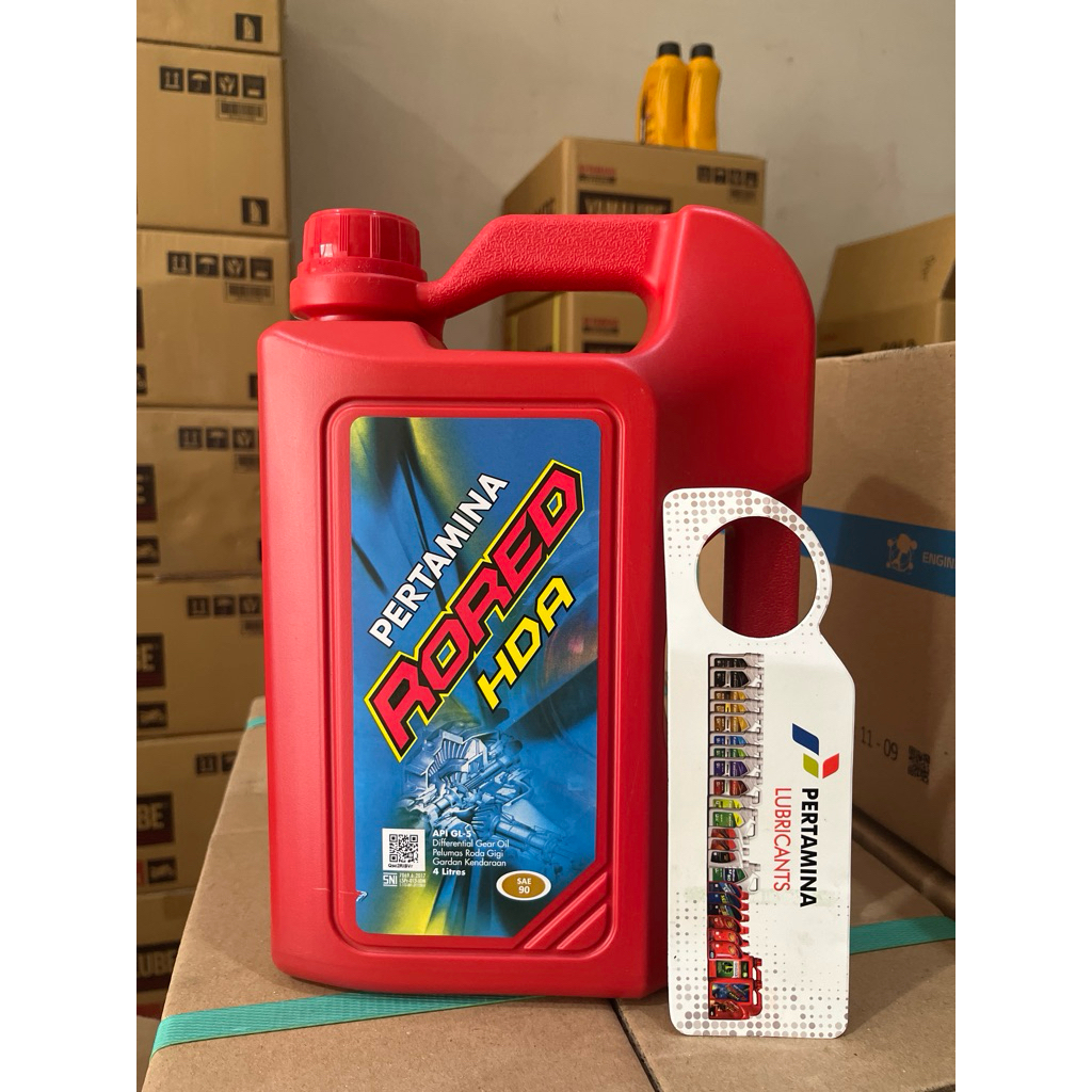 Jual OLI PERTAMINA RORED HDA SAE90 4 LITER | Shopee Indonesia