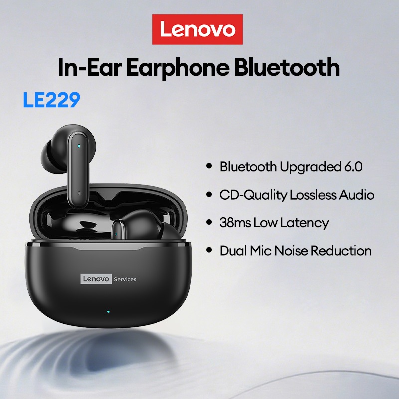 Jual Lenovo Thinkplus LE229 TWS Earphone Bluetooth V6.0 720° Surround ...