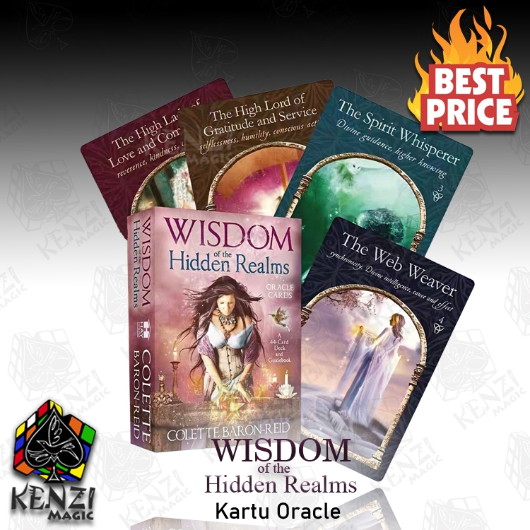 Jual Kartu Oracle Wisdom of the Hidden Realms Tarot Deck 44 Card ...