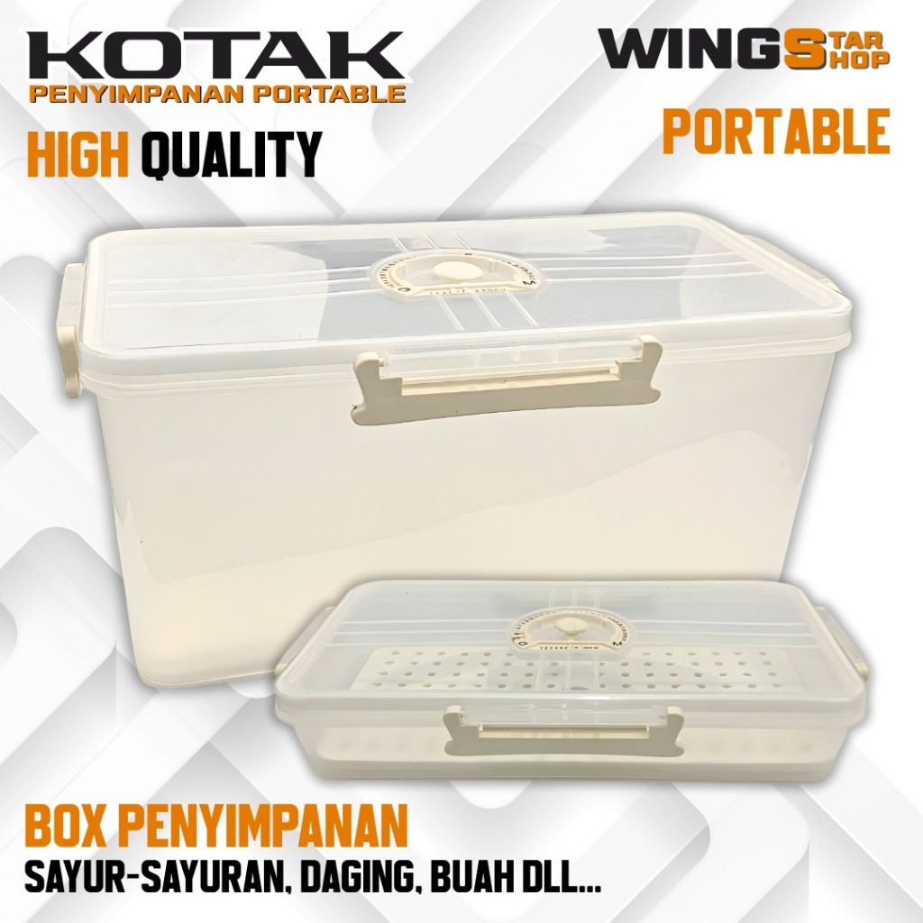 Jual Kotak Penyimpanan Makanan Portable Food Container Serbaguna dengan ...