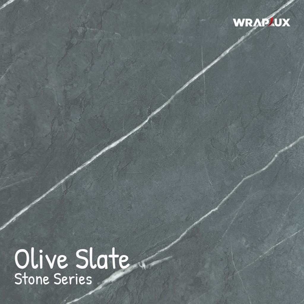 Jual Sticker PVC Olive Slate – Anti Air & Realistis | Pelapis Furniture ...