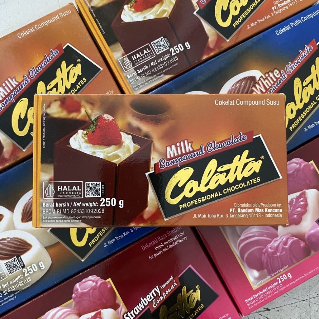 Jual Colatta MILK chocolate compound 250 gram | milk chocolate ...