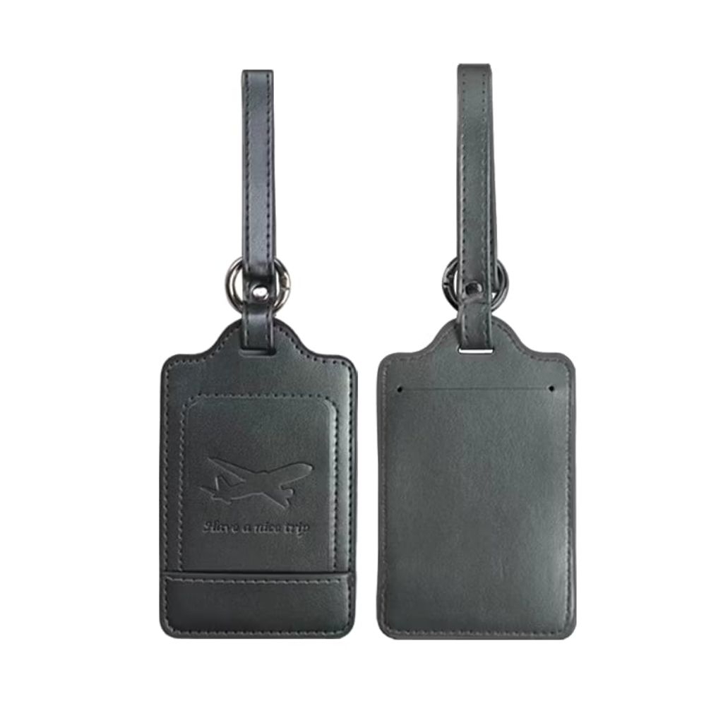 Jual TAG LUGGAGE PU LEATHER PREMIUM / GANTUNGAN NAMA KOPER /AKSESORIS ...