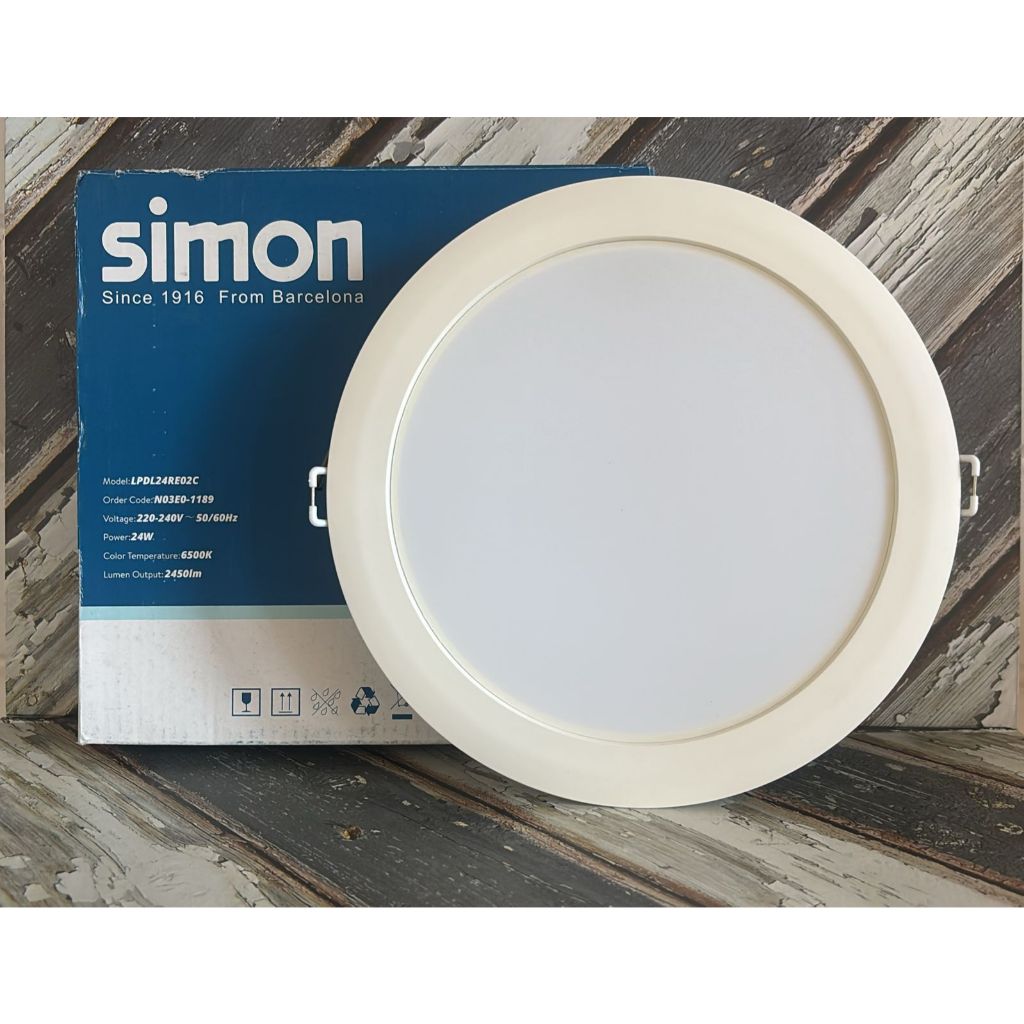Jual Lampu Led / Downlight LED / Lampu Panel Light Simon 24W | Shopee ...