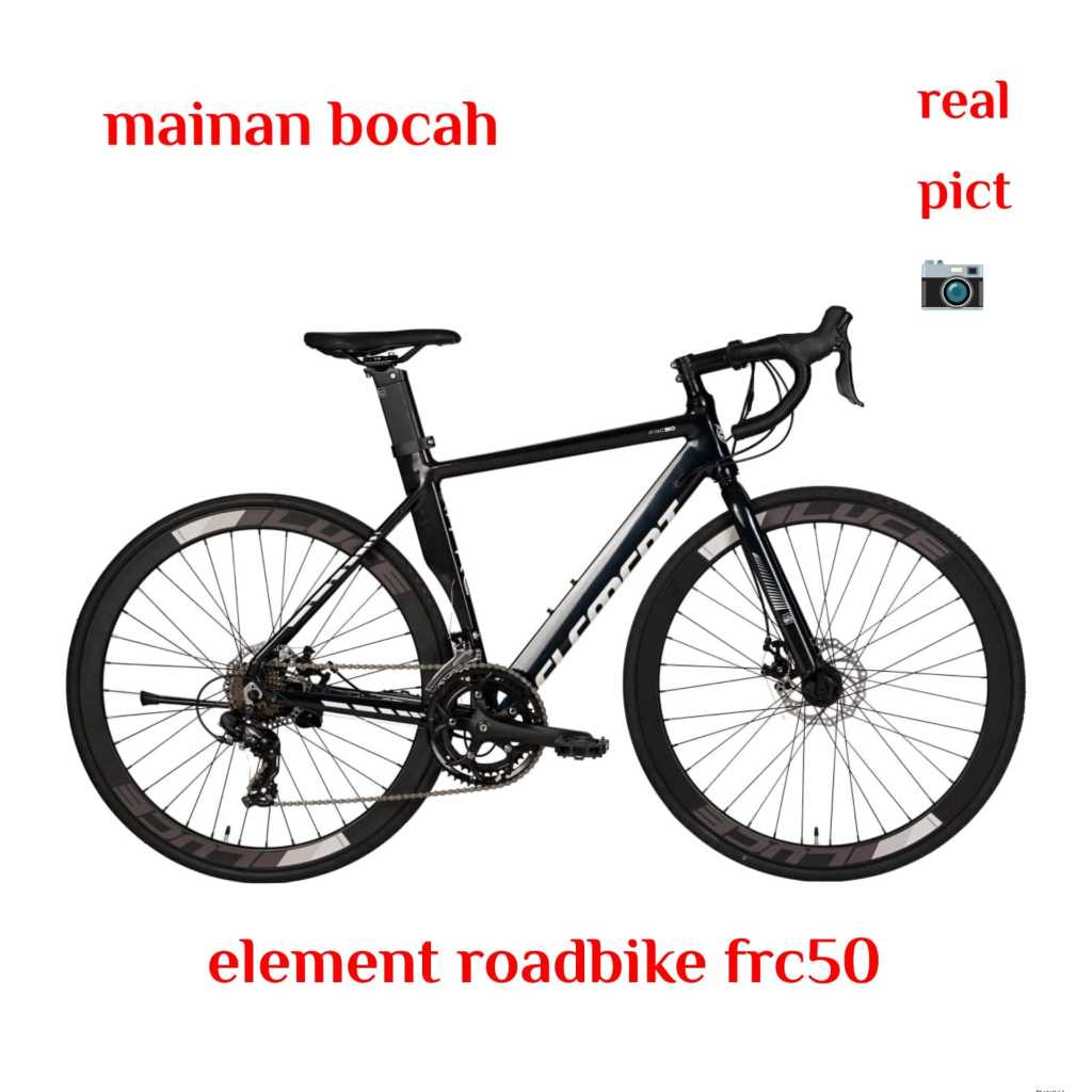 Jual Sepeda Balap Element FRC 50 Road Bike 700C Frame ALLOY 2X8 SPEED ...