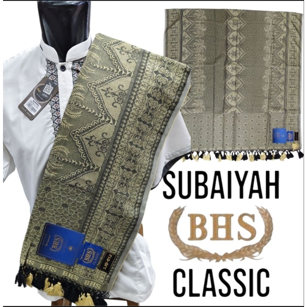 Jual Sorban BHS Jacquard Subaiyah BHS Classic Gold Sorban bhs Classic ...