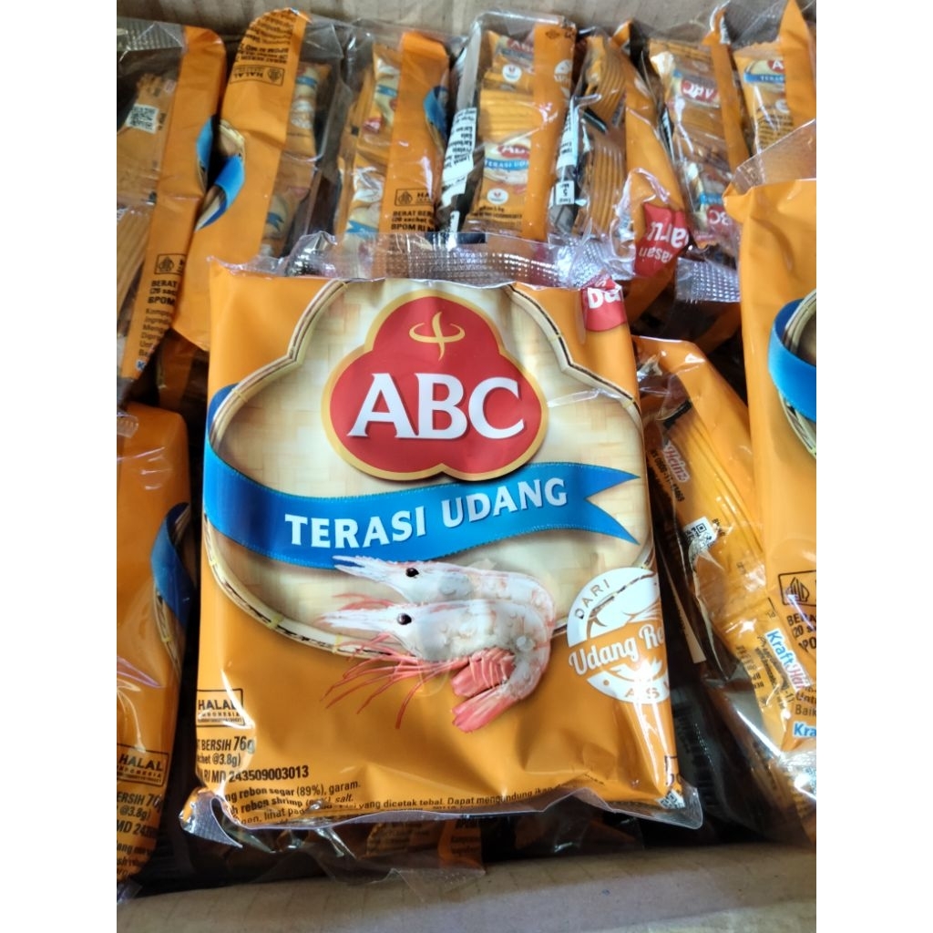 Jual Terasi Udang ABC 20 Sachet - Penguat Rasa, Bumbu Tradisional, Kaya ...