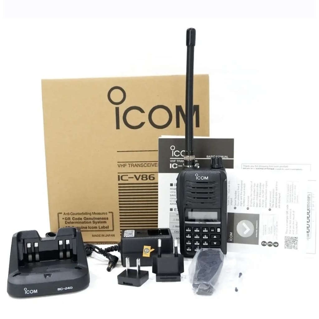 Jual HT Icom V86 Original Garansi Resmi ( Scan Barcode ) | Shopee Indonesia