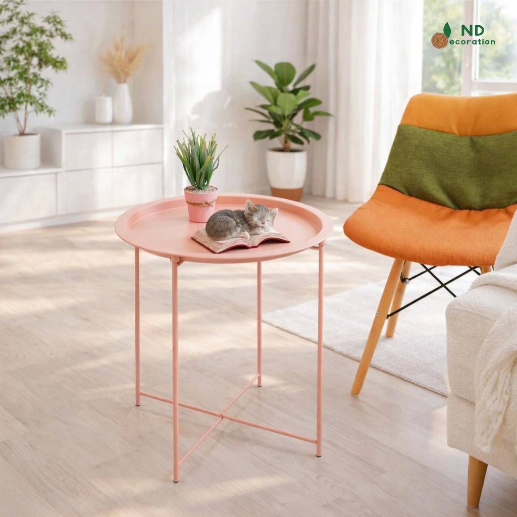 Jual ND Decoration - Round Table Kaki Besi / Meja Bulat Kaki Besi ...