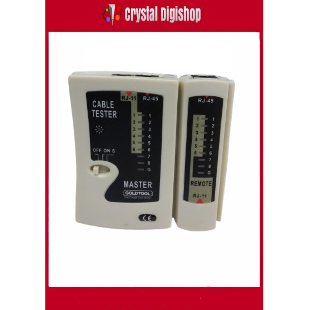 Jual Goldtool TCT-108 Lan Cable Tester RJ11 dan RJ45 | Shopee Indonesia