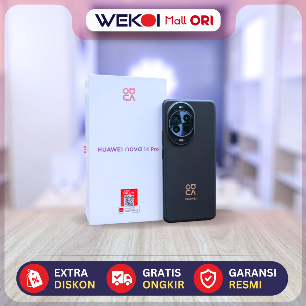 Jual Huawei Nova 14 Pro RAM 12GB ROM 512GB | Kamera 50MP RYYB | OLED ...