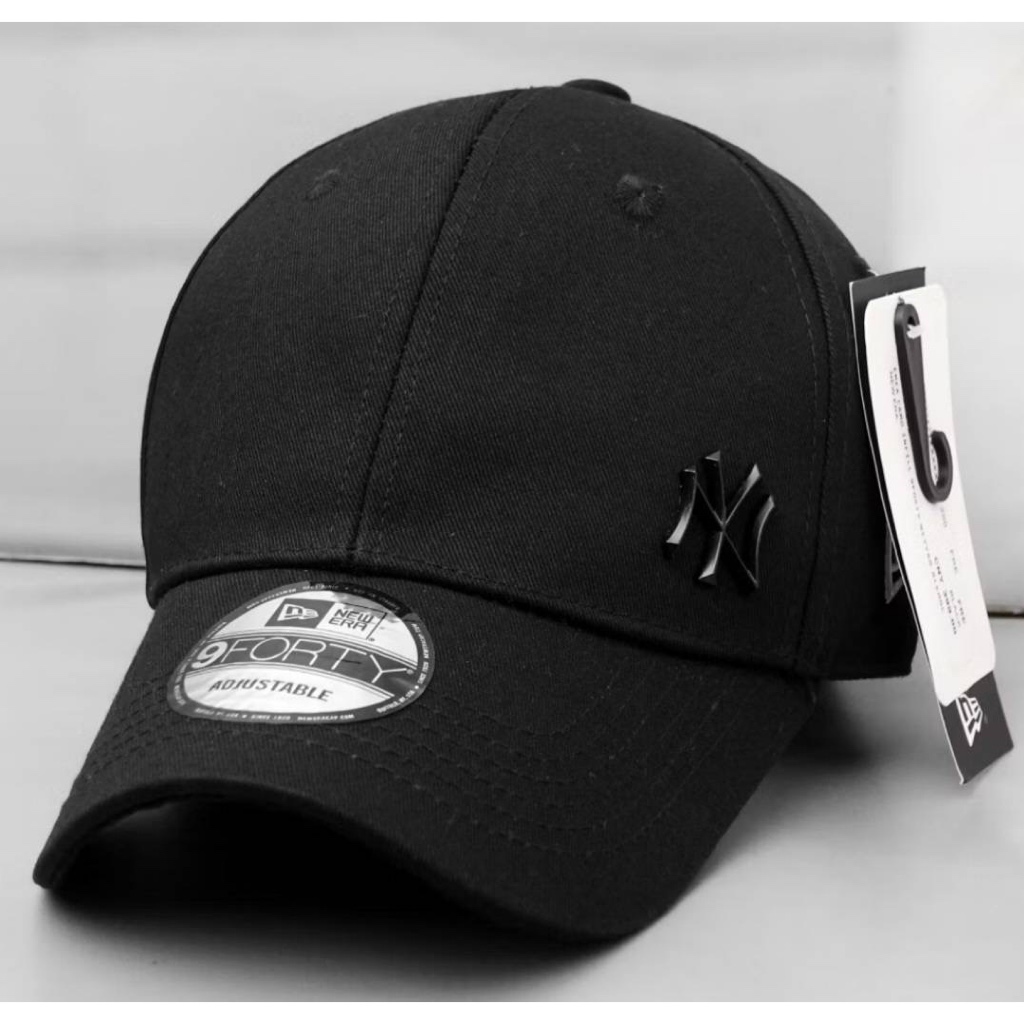 Jual TOPI BASEBALL MLB NY METAL SIDE LOGO ORIGINAL BLACK CAPS / TOPI ...