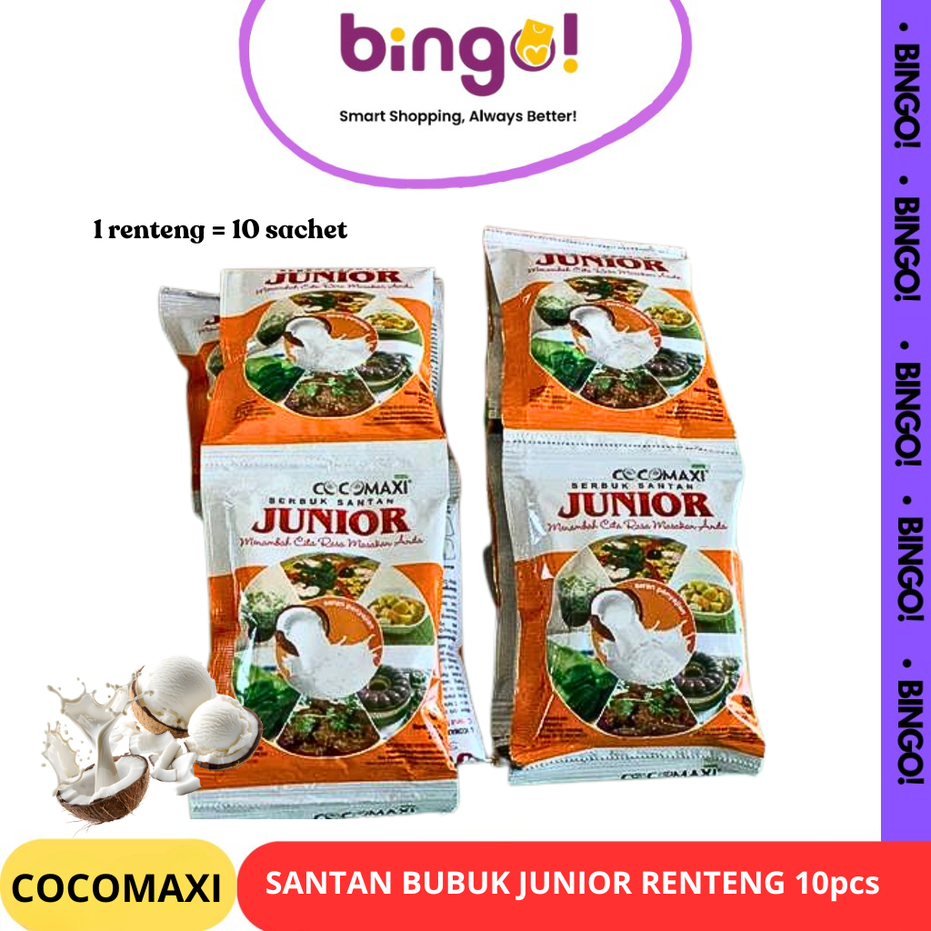 Jual Cocomaxi Junior Santan Kelapa Instan Bubuk 25gr Renteng | Shopee ...