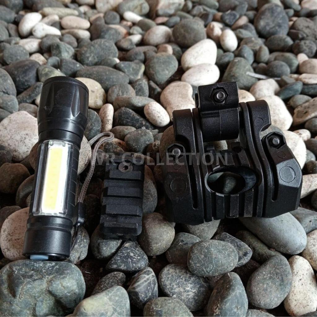 Jual Senter Helm Tactical Metal Kokoh Ringan Hitam | Shopee Indonesia