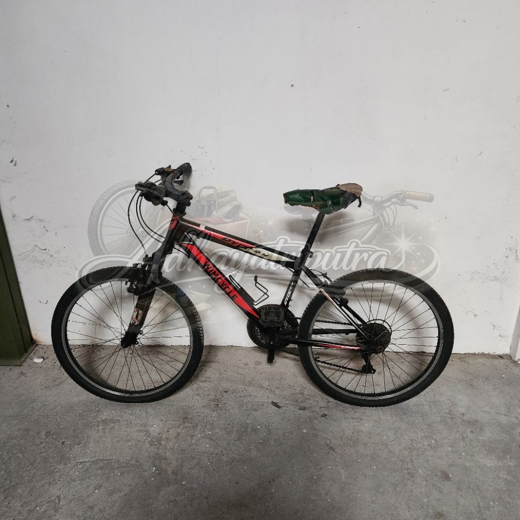 Jual 31126MTWBRR1508 SEPEDA SECOND MTB 26 WIMCYCLE BLACK RED RYDE2.4 ...