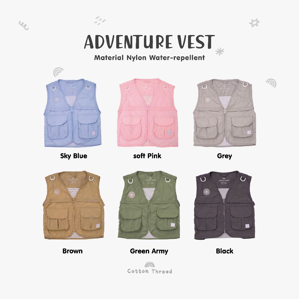 Jual Adventure Vest - Rompi Anak - Cottonthread | Shopee Indonesia