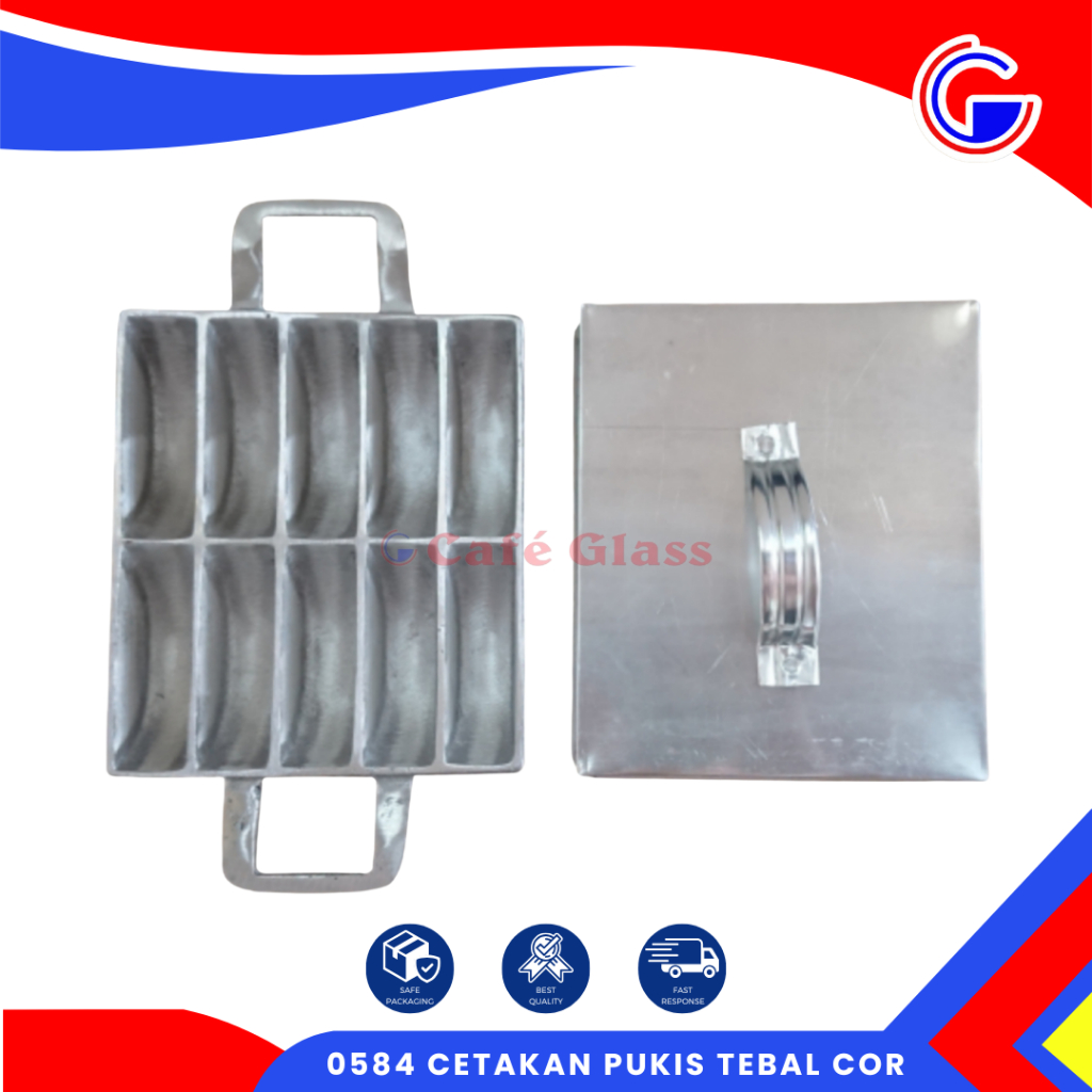 Cetakan Pukis Tebal Cor - Loyang Pukis Aluminium 0584 - Cetakan Rangin Kue Tradisional