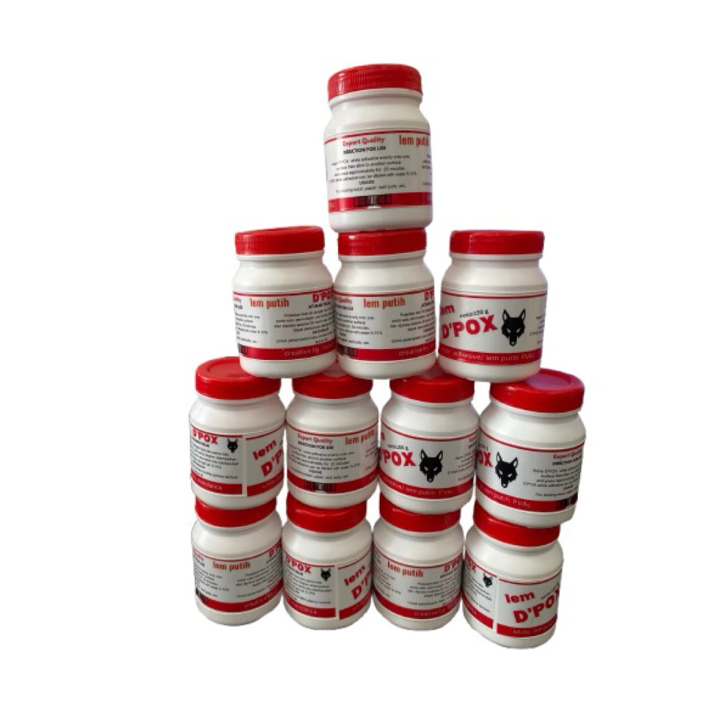 LEM D POX Putih 150 gram / perekat serbaguna Slime kayu / Lem Aica