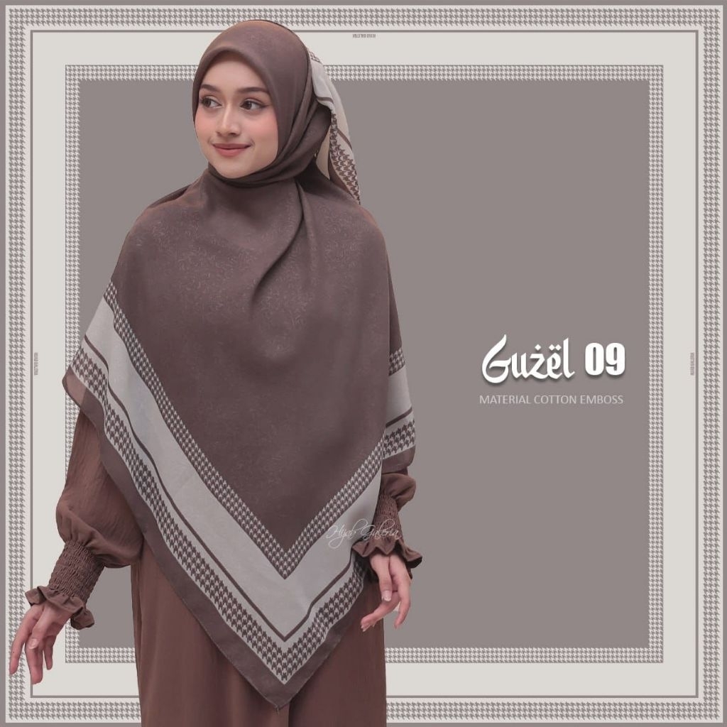 Cotton Guzel By HIJAB GALERIA Size 140×140cm Syar'I