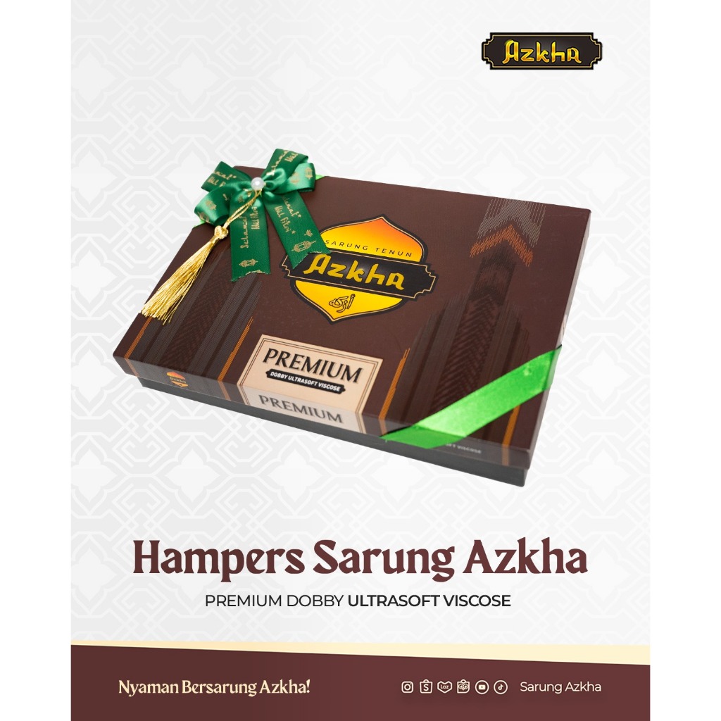 Jual Sarung Azkha Premium Dobby Viscose Special Gift Ramadhan (Idul ...