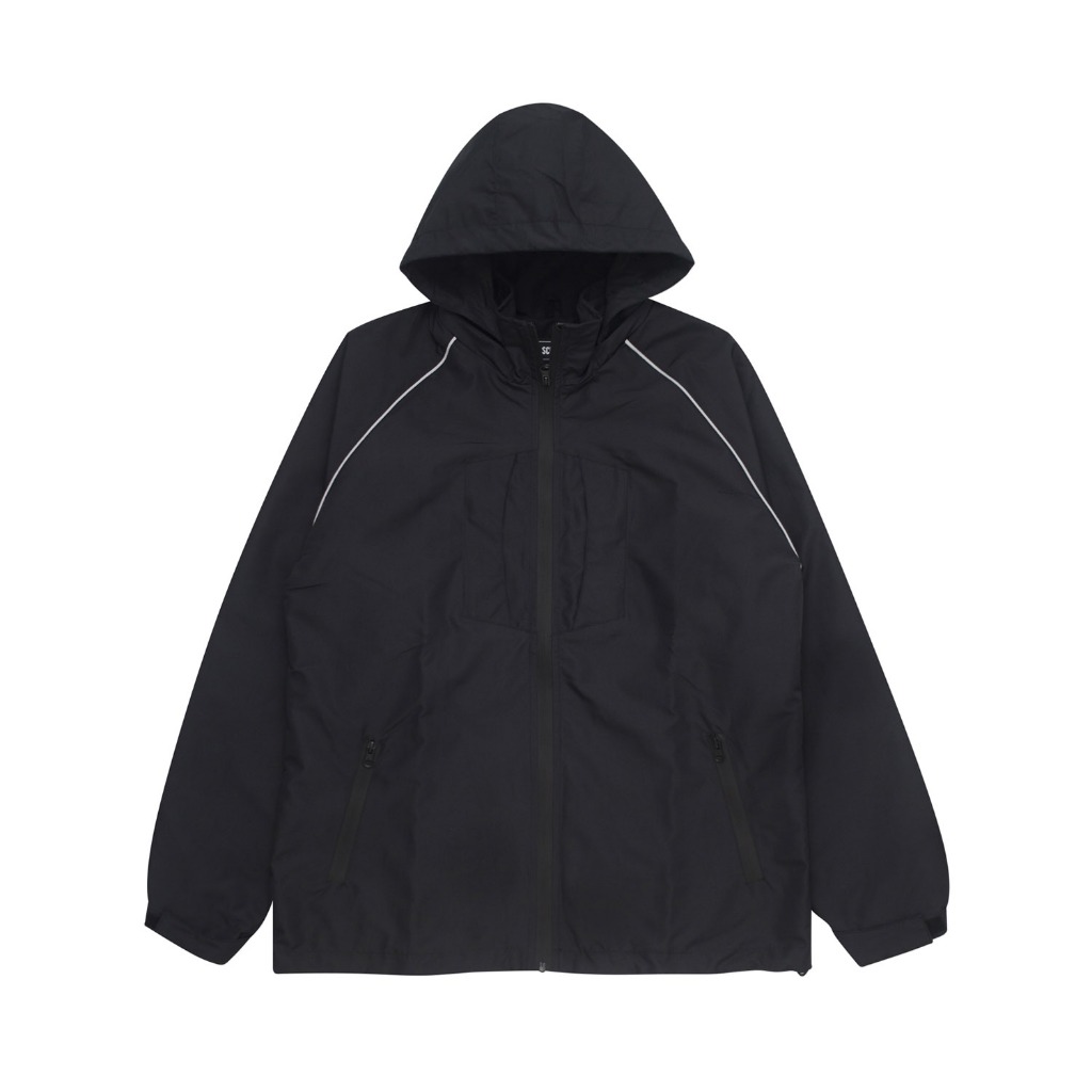Jual Screamous WindBreaker Jacket Reflective RILEY BLACK | Shopee Indonesia