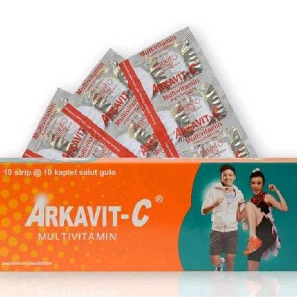 Jual ARKAVIT C MULTIVITAMIN BOX ISI 100 TABLET | Shopee Indonesia