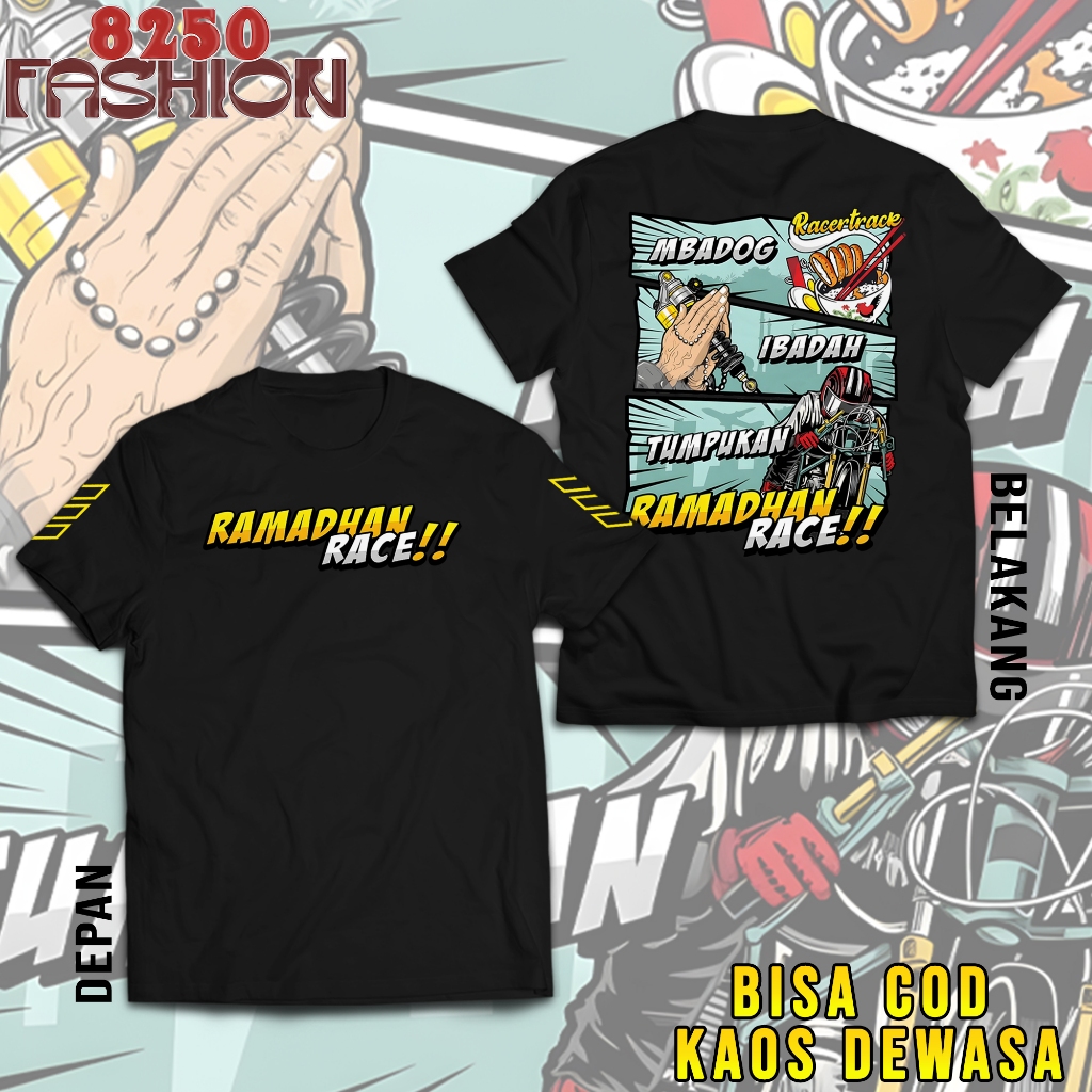 Jual Baju Ramadhan Race 1447 Hijriyah Mbadog Ibadah Tumpukan Baju Kaos ...