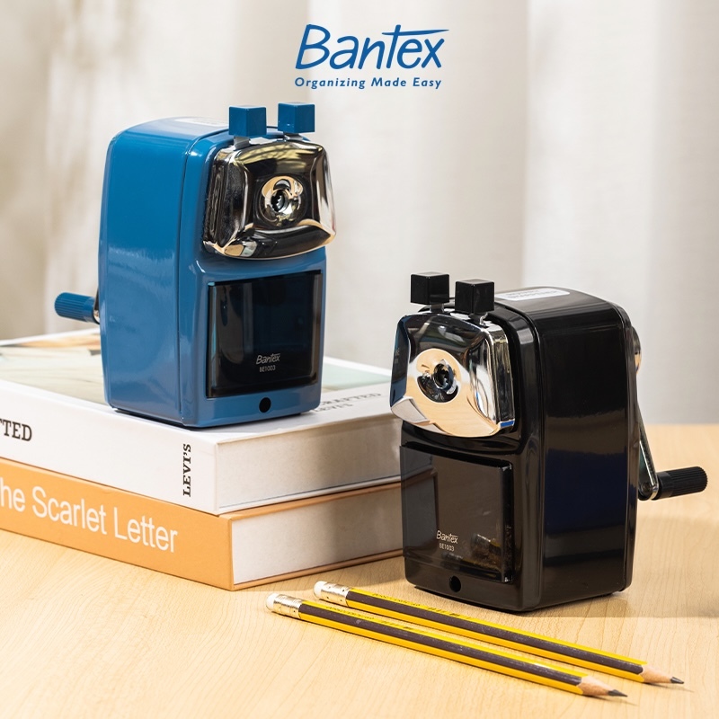 Jual Bantex Rautan Pensil Serutan Putar / Rotary Sharpener Bahan Metal ...