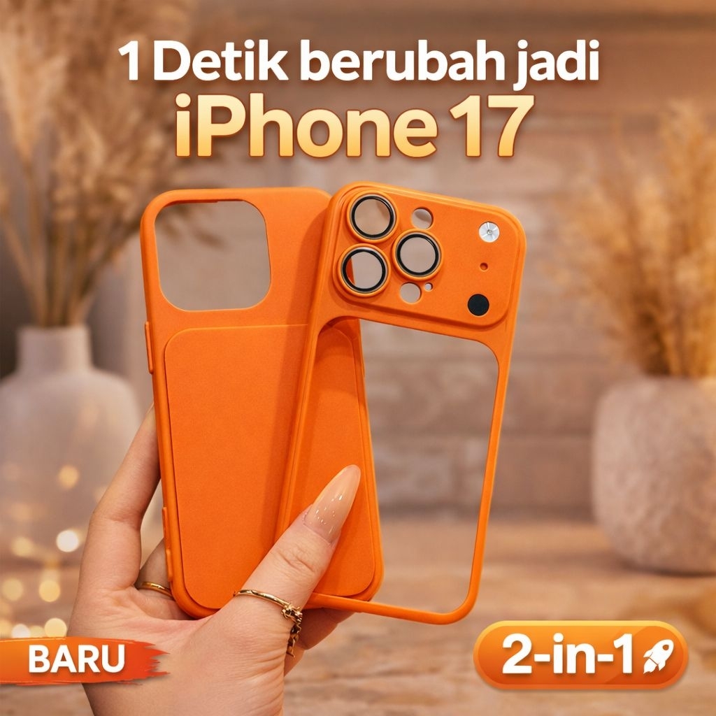 Jual Casing iPhone Dua Lapis 2-in-1 Matte Premium – Perlindungan Full ...