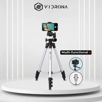 Tripod Ring Light LED 26CM Stand HP 1 Meter Fleksibel Lampu Untuk Live Makeup