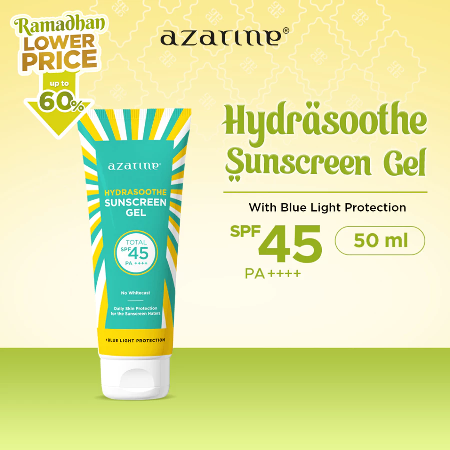 Azarine Hydrasoothe Sunscreen Gel SPF45 PA++++ 50ml