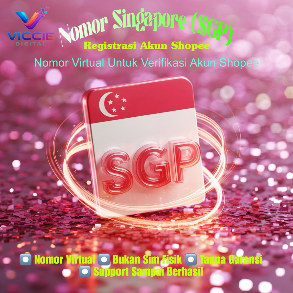 Jual Nomor Virtual Singapore untuk Daftar Shopee | Shopee Indonesia