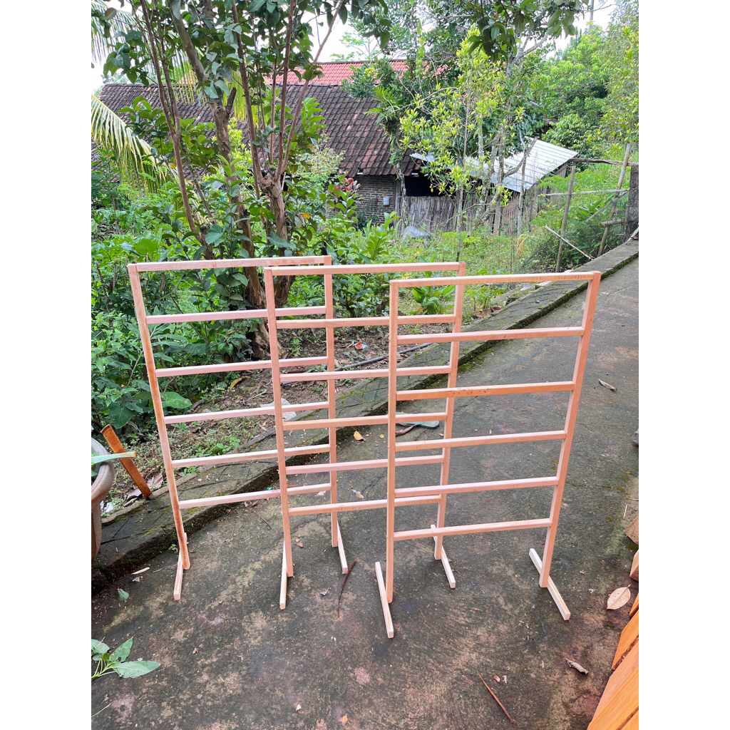 Jual rak gantung hijab mukena jajan warung rentengan serbaguna untuk ...