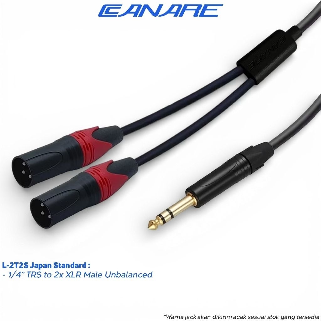Jual Japan Standard | Kabel Line Level TRS ke XLR Gold Plate - Code ...