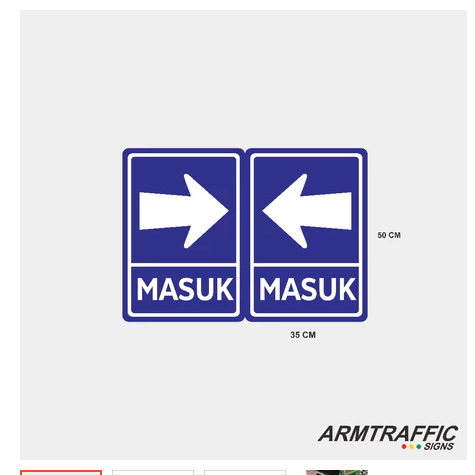 Jual RAMBU RAMBU / SIGN MASUK 35 X 50 CM | Shopee Indonesia
