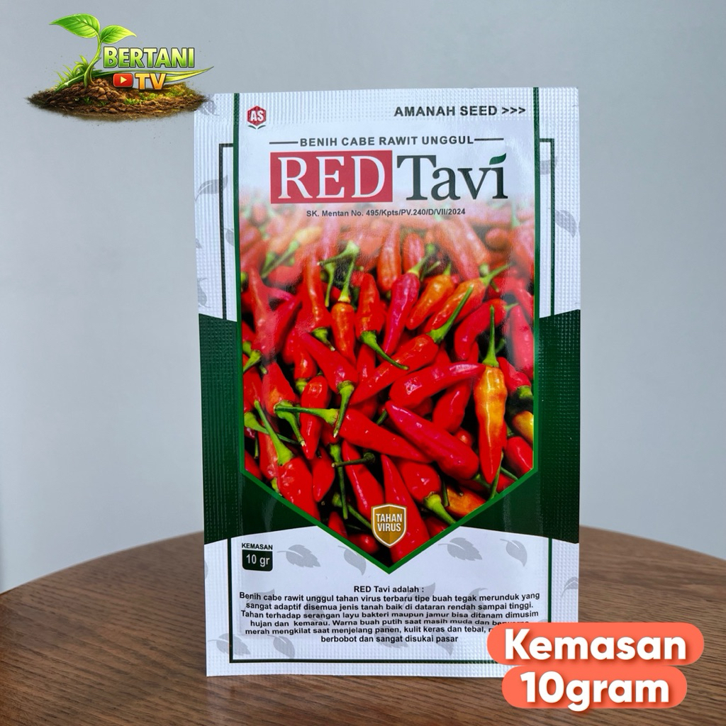 Jual Cabe Rawit Red tavi 10 gram, cabe rawit dengan kualitas terbaik ...