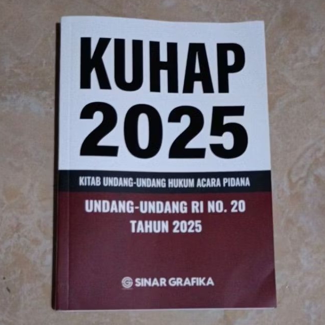 Jual KUHAP 2025 ( KITAB UNDANG - UNDANG HUKUM ACARA PIDANA ) | Shopee ...