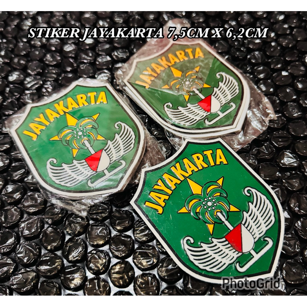 Jual Stiker JAYAKARTA Persegi Lima 7,5cm x 6,2cm Stiker Sticker ...