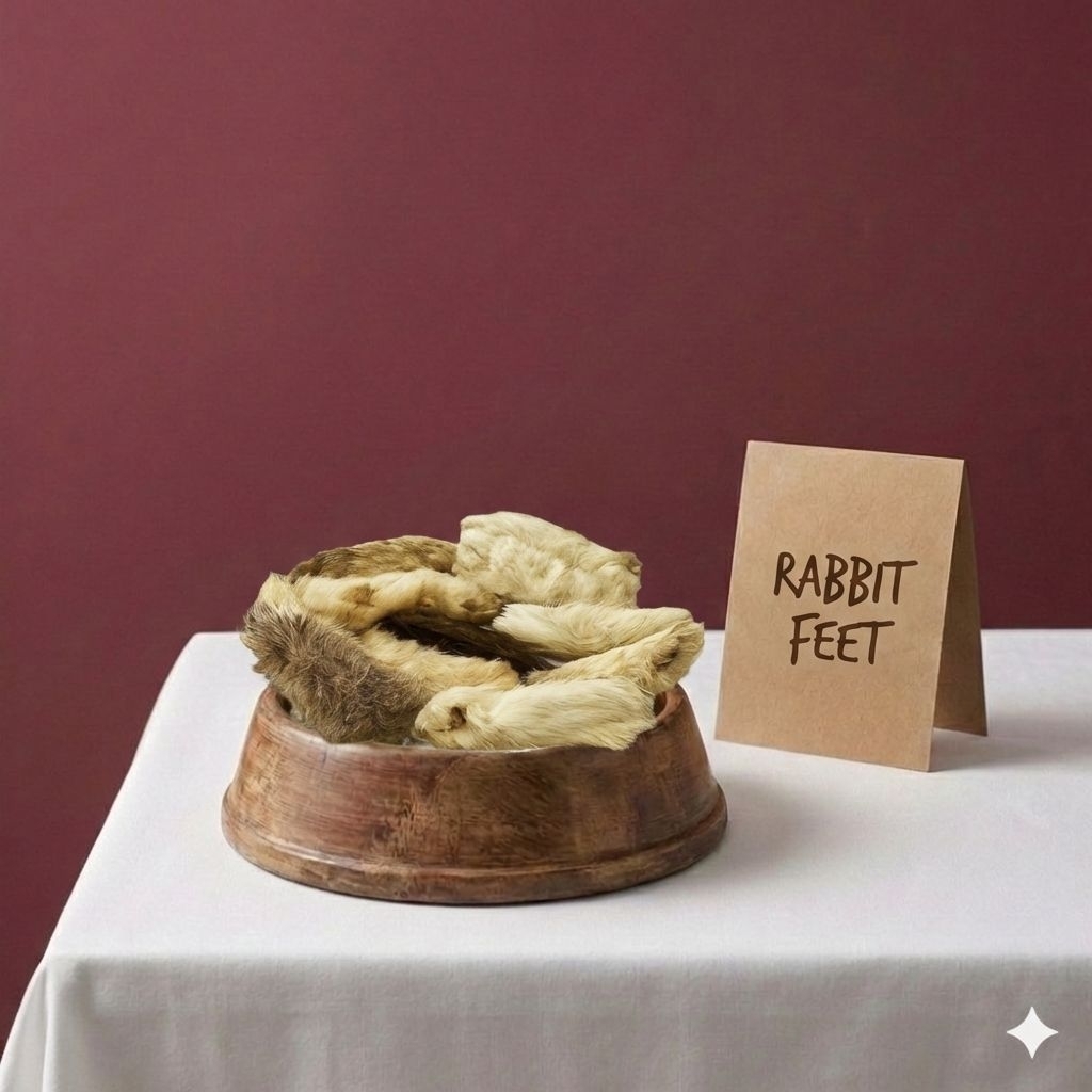 Jual DOX! Natural Rabbit Feet with Fur – Kaki Kelinci Kering Kaya ...
